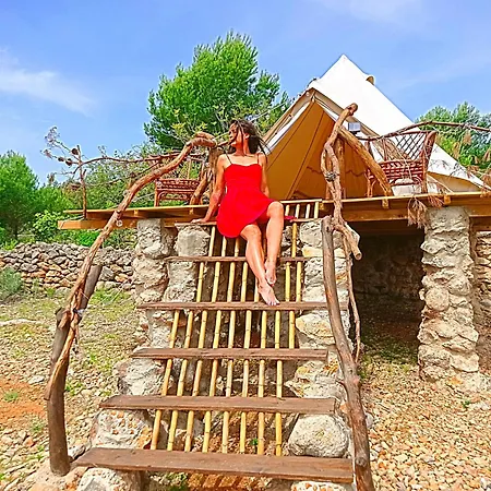 Luxury tent Stargate Tepee At Wild Spirit Eco Farm